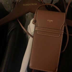 Celine sunglasses holder/phone holder/small crossbody